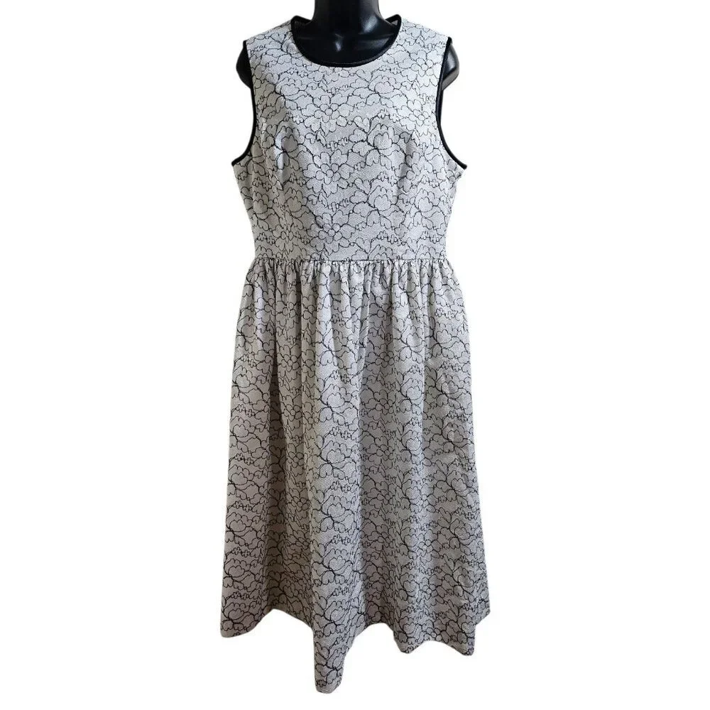 NWT Kate Spade Rena Bow Back Dress 14 Lace Floral - Picture 2 of 12